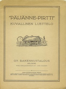 "Päijänne-Pirtti": Kuvallinen luettelo vuodelta 1927.